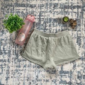Soft Green Lounge Shorts